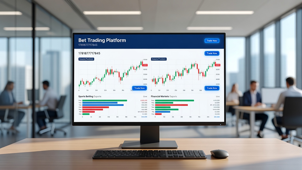 Overview of a modern bet trading platform interface showing real-time market data and user activity dashboards