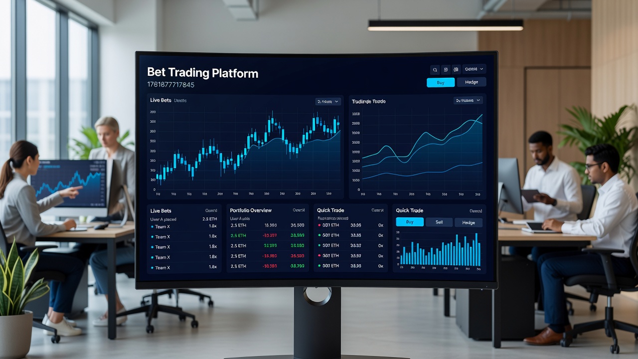 Detailed view of liquidity layers and order book visualization on a bet trading platform during a live event