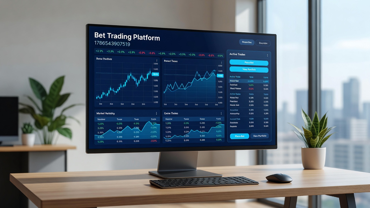 Detailed view of bet trading platform order book with liquidity metrics and execution examples