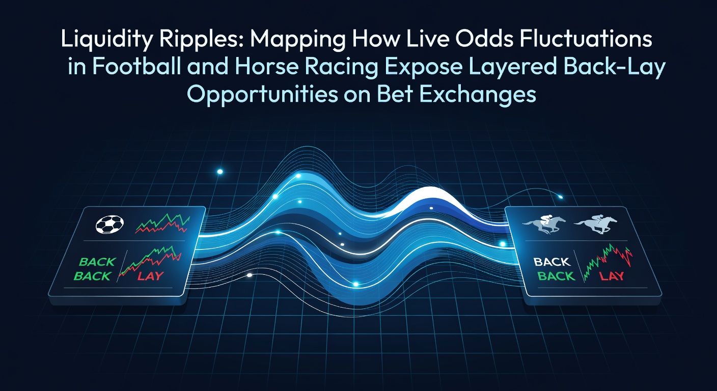 Live odds chart showing liquidity ripples across football and horse racing markets on a betting exchange