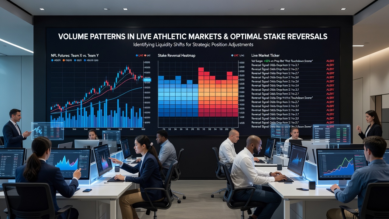 Mid-article view of live market depth chart illustrating volume clusters during an athletic event